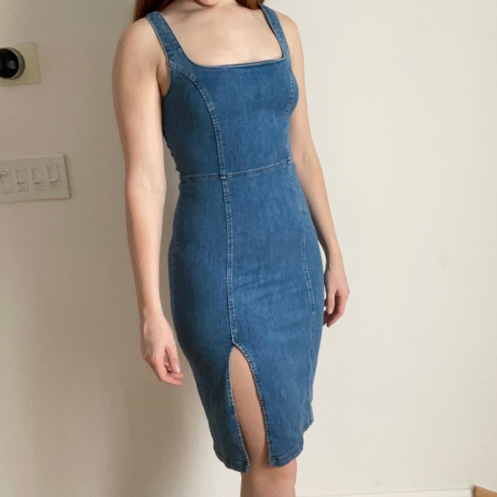 NWT Reformation denim dress